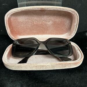 Mui Mui Black Sunglasses